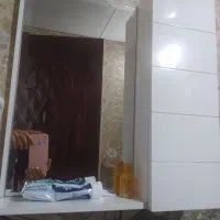 روشویی سنگی    با کابینت  ،اینه باکس