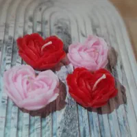 شمع قلب رزی|صنایع دستی و سایر لوازم تزئینی|تهران, مجیدیه|دیوار