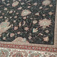 2جفت فرش سرمه ای  ،افشان|فرش|بیستون, |دیوار