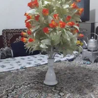 گلوگلدان|گل مصنوعی|قم, وادی السلام|دیوار
