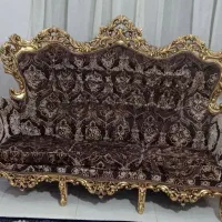 مبلمان سلطنتی ۹ نفره بهترین چوب ومخمل