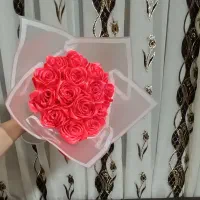 ربانی صورتی|گل مصنوعی|خاش, |دیوار