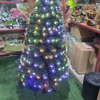 کاج کریسمس ۱۸۰ سانتی چراغ دار|گل مصنوعی|پاکدشت, پاکدشت (مامازند)|دیوار