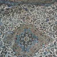 فرش ماشینی ۹ متری کرم رنگ
