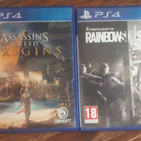 ۲ عدد دیسک بازی ps4 برای معاوضه