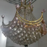لوستر بزرگ پذیرایی شیک و ارتفاع ۹۰