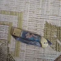 چاقوهفت دنده قدیمی و سکه زمان شاهی