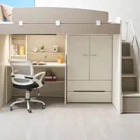 تخت دو طبقه مدل خانه کوچک تختخواب سیسمونی