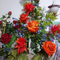 گلهای مصنوعی و سالم