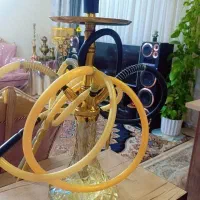 قلیان برنجی ۴ نفره|کلکسیون و سرگرمی|کیش, |دیوار