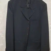 کت تکی مشکی باجلیقه وکاپشن