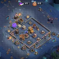 بازی کلش آف کلنز تان 15 5 ستاره تقریبا مکس