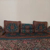 ست کامل پشتی ترمه سنتی شاه نشین