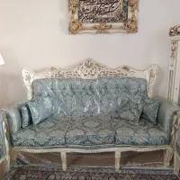 مبل سلطنتی ۷نفره چوب گردو|مبلمان خانگی و میز عسلی|تهران, مسعودیه|دیوار