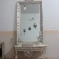 آیینه و شعمدان به همراه قران