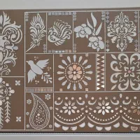 تابلو نقاشی لیپان (آینه کاری )