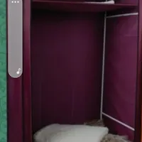 جا رختخوابی وجا لباسی برزنتی اصل رنگ زرشکی