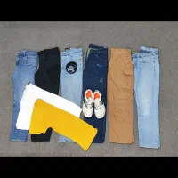 شلوار تیشرت کتونی کمربند پوشاک