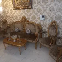 مبل سلطنتی باعسلی های چوب