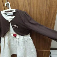 پیراهن دوتیکه نونو دخترانه