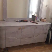 آینه کنسول طوسی