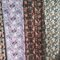 حراجی پارچه کرپ و نخی قواره 2ونیم 490 تومن
