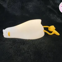 چراغ خواب سیلیکونی اردک خسته لمسی