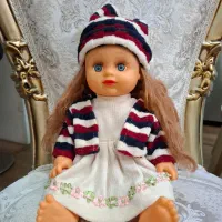 عروسک چشم آبی با کت و کلاه|اسباب‌‌بازی|چالوس, |دیوار