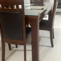 میزناهارخوری۶نفره درحد نو چوب راش