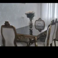 میز ناهارخوری ۶ نفره استیل (فقط میز)