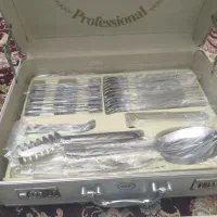 سرویس قاشق و چنگال استیل ۱۲ نفره۱۲۸ پارچه