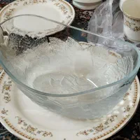 سرویس چایخوری چینی قدیمی و میوه خوری کریستال|ظروف سرو و پذیرایی|اصفهان, احمدآباد|دیوار