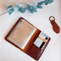 کیف مدارک چرم طبیعی درجه یک دستدوز|کیف، کفش، کمربند|ارسنجان, |دیوار