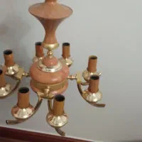 لوستر طلایی 8 شاخه