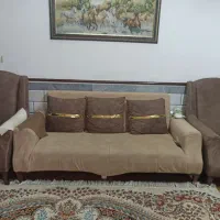 فروش فوری مبلوجلومبلی وتخت خواب دونفره|مبلمان خانگی و میز عسلی|علیآباد کتول, |دیوار