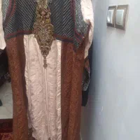 پیراهن نخی بلند