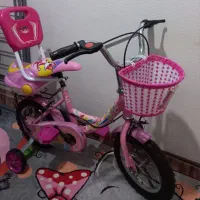 دوچرخه۱۲ کودک صورتی دخترانه بدون ایراد|دوچرخه، اسکیت، اسکوتر|هشتگرد, شهرک پامچال|دیوار