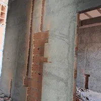 شیارزنی و تخریب جای لوله های برق واسپیلت و تاسیسات