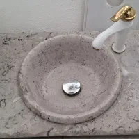 تمام سنگی همراه شیر سفید طلایی|لوازم سرویس بهداشتی|پردیس, فاز ۸|دیوار