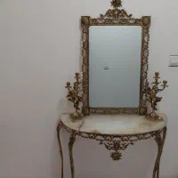 آیینه و شمعدان آنتیک