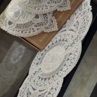 رومیزی سه تیکه جلو مبلی دانتل ترک برند الیزه