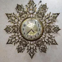 وسایل برنجی اصل،ساعت کنار سالنی میز خاطره و|ساعت دیواری و تزئینی|تهران, مشیریه|دیوار