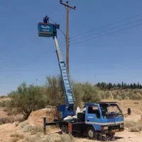 جرثقیل نیسان بالابر ۱۲متری ایسوزو۱۶متر نفربرارتفا