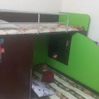 تخت دوطبقه  شرکت بادریس تمام MDF بازشو|تخت و سرویس خواب|قم, هنرستان|دیوار