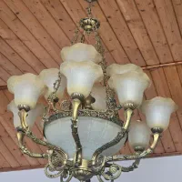 لوستر|لوستر و چراغ آویز|نور, |دیوار