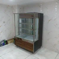 یخچال ویترینی طرح چوب