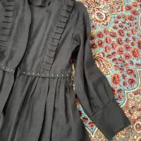 مانتو مشکی مجلسی سایز۴۲تا۴۴|لباس|ارومیه, |دیوار
