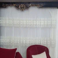 پرده پذیرایی ۲.۳۰در ۲.۸۰|پرده، رانر، رومیزی|فومن, |دیوار