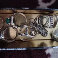 انگشتر نقره  و نقره شکسته