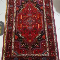 قالیچه۳ متری دستبافت عتیقه گل وچله ابریشم